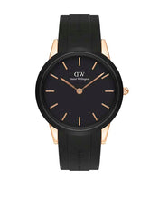 Load image into Gallery viewer, Daniel Wellington Iconic Motion 44 Rose Gold &amp; Black Watch