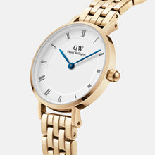 Load image into Gallery viewer, Petite Roman Numerals 28 5-Link G White Watch