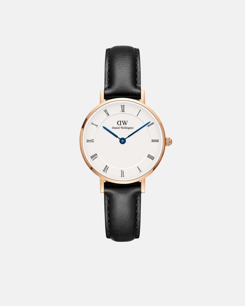 Petite Roman Numerals 28 Sheffield RG White Watch