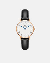 Load image into Gallery viewer, Petite Roman Numerals 28 Sheffield RG White Watch