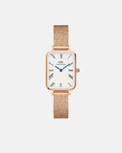Load image into Gallery viewer, Quadro Roman Numerals 20x26 Melrose RG White Watch