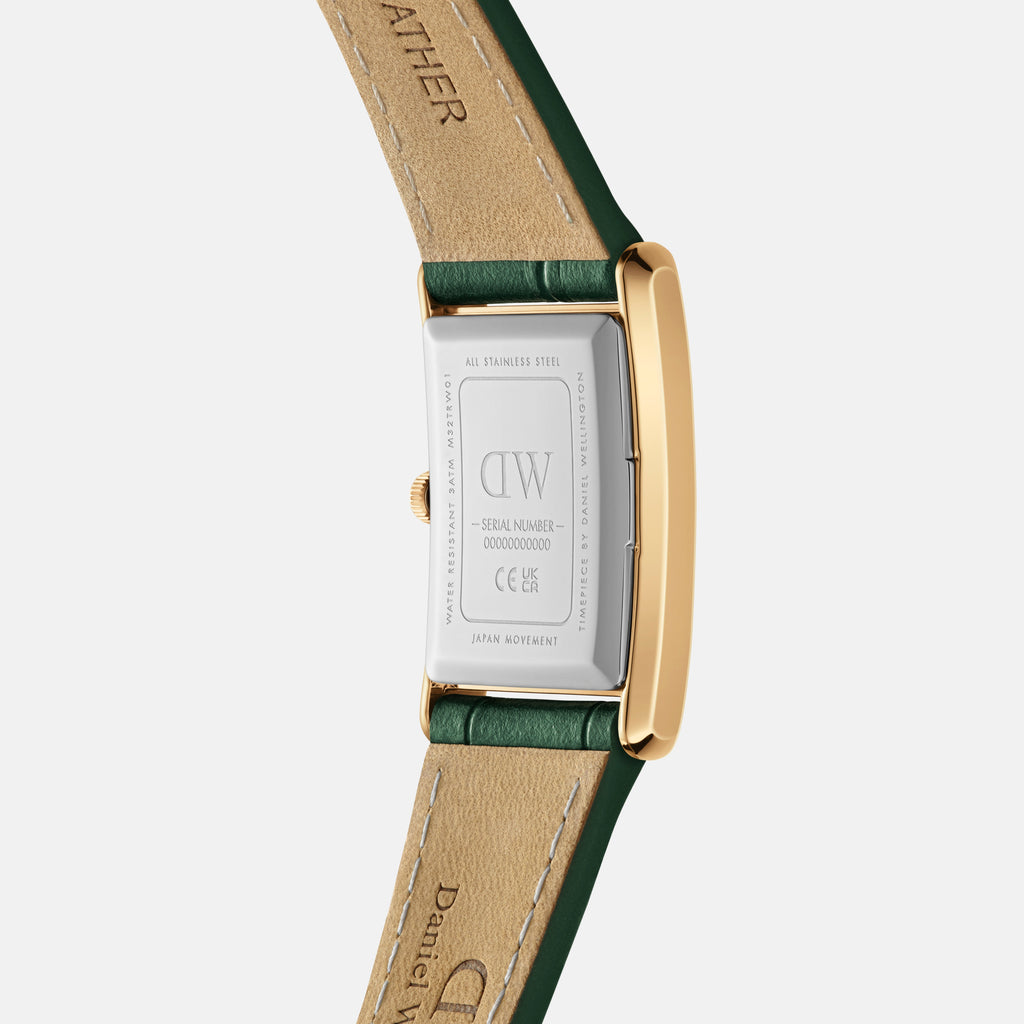 Bound 32x22 Green Croc Leather G Champagne Sunray Watch