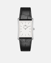 Load image into Gallery viewer, Bound 35x24 Black Croc Leather S White Watch