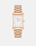 Bound 35x24 3-Link RG White Watch