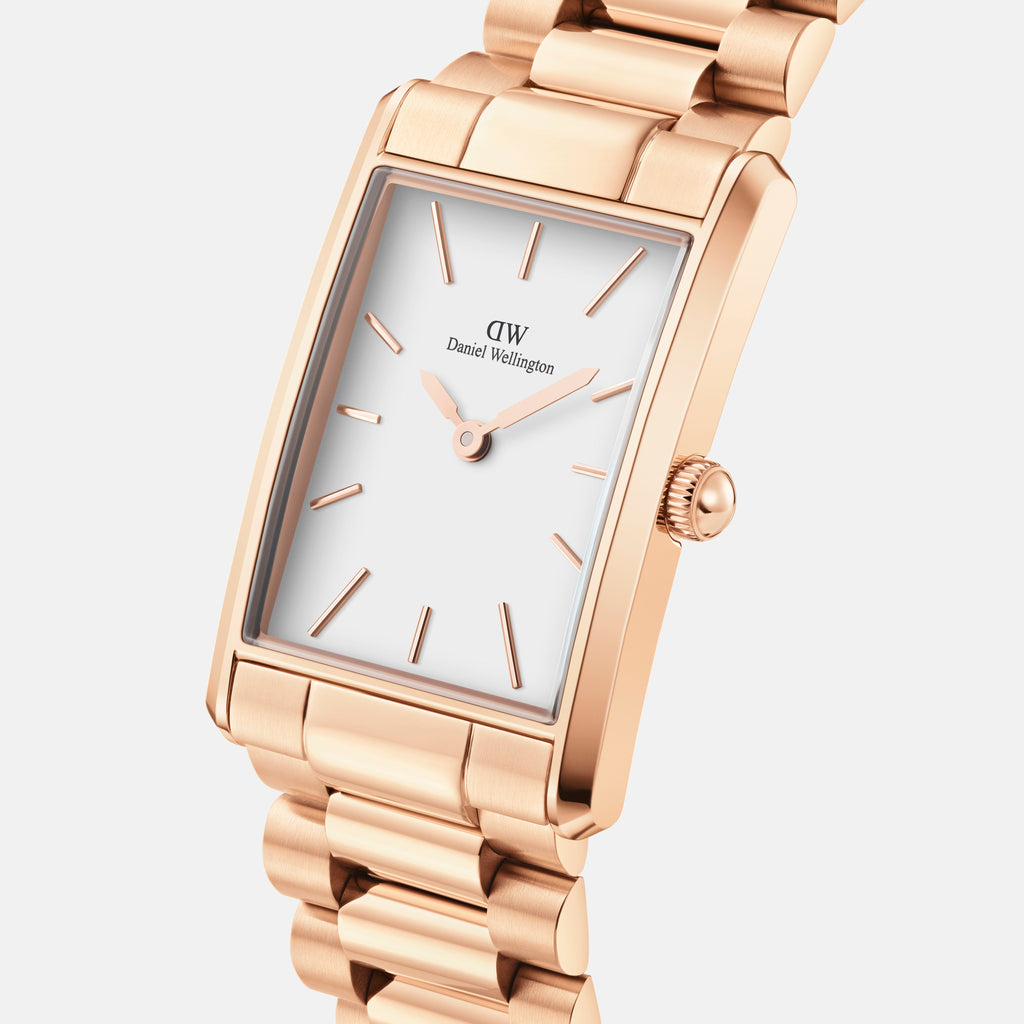 Bound 35x24 3-Link RG White Watch