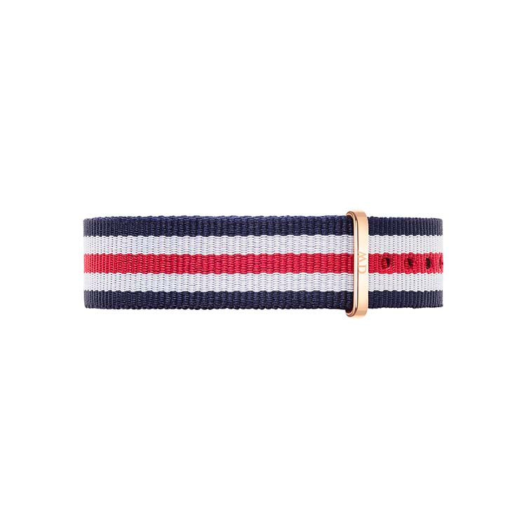 Classic 18 Canterbury Rose Gold Watch Band