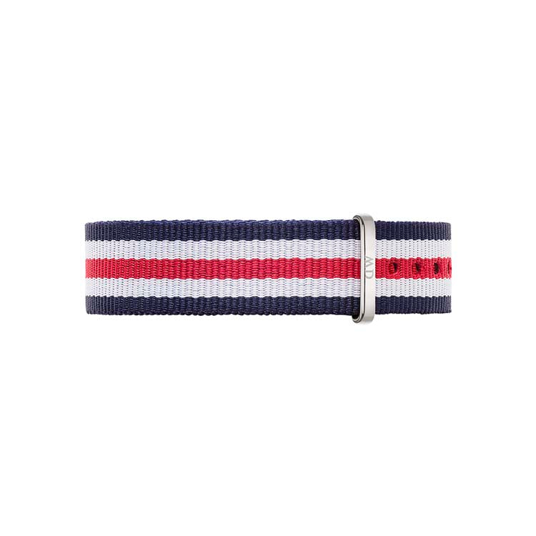 Classic 18 Canterbury Silver Watch Band