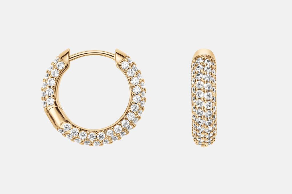 Pave Earrings G