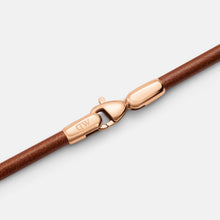Load image into Gallery viewer, Leather Bracelet 2.8 St Mawes RG