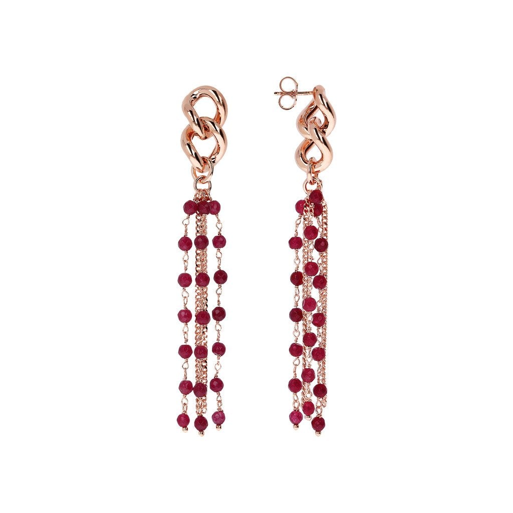 Bronzallure Dangling Earrings Long Multiline
