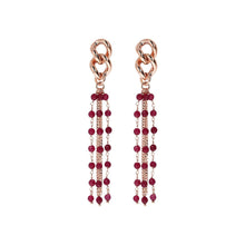 Load image into Gallery viewer, Bronzallure Dangling Earrings Long Multiline