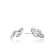 Load image into Gallery viewer, Ania Haie Glow Stud Earrings - Silver