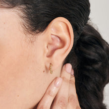 Load image into Gallery viewer, Ania Haie Gold Orb Huggie Hoop Earrings