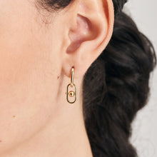 Load image into Gallery viewer, Ania Haie Gold Orb Link Drop Earrings