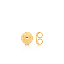 Load image into Gallery viewer, Evil Eye Gold Stud Earrings