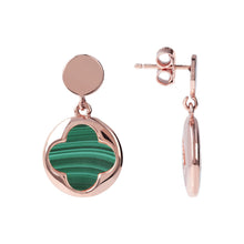 Load image into Gallery viewer, Bronzallure Four-Leaf Clover Dangle Earrings