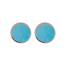 Load image into Gallery viewer, Bronzallure Gemstone Button Stud Earrings
