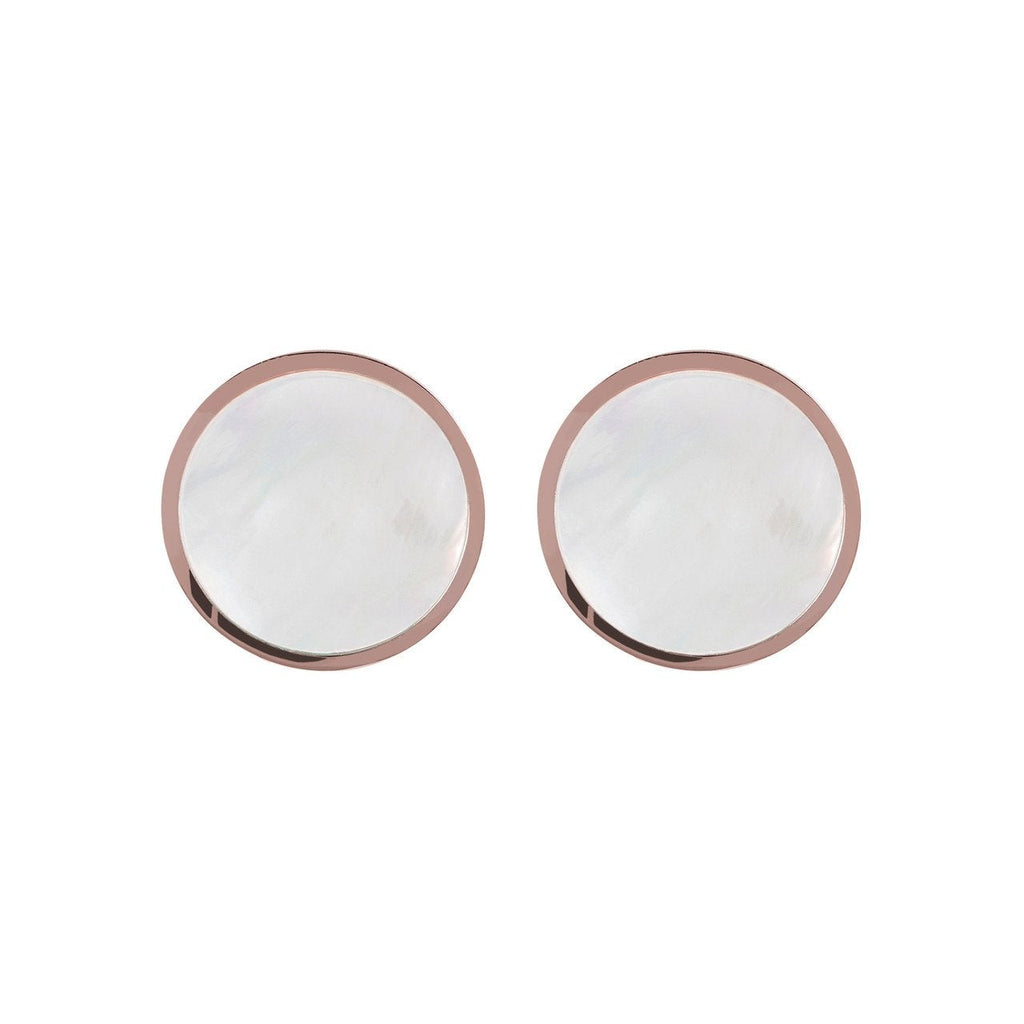 Bronzallure Gemstone Button Earrings