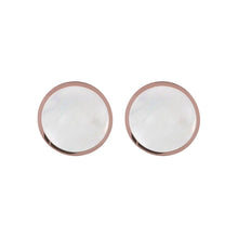 Load image into Gallery viewer, Bronzallure Gemstone Button Earrings