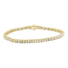 Load image into Gallery viewer, Bracelet with 0.5ct Diamonds in 9K Yellow Gold