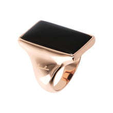 Load image into Gallery viewer, Bronzallure Rectangular Stone Adjustable Ring