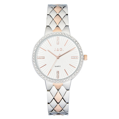 Jag Balmoral Silver Alloy 36mm Watch