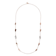 Load image into Gallery viewer, Bronzallure Leaf Necklace Cubic Zirconia