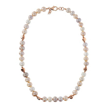 Load image into Gallery viewer, Bronzallure Rosy Ming Pearl Necklace