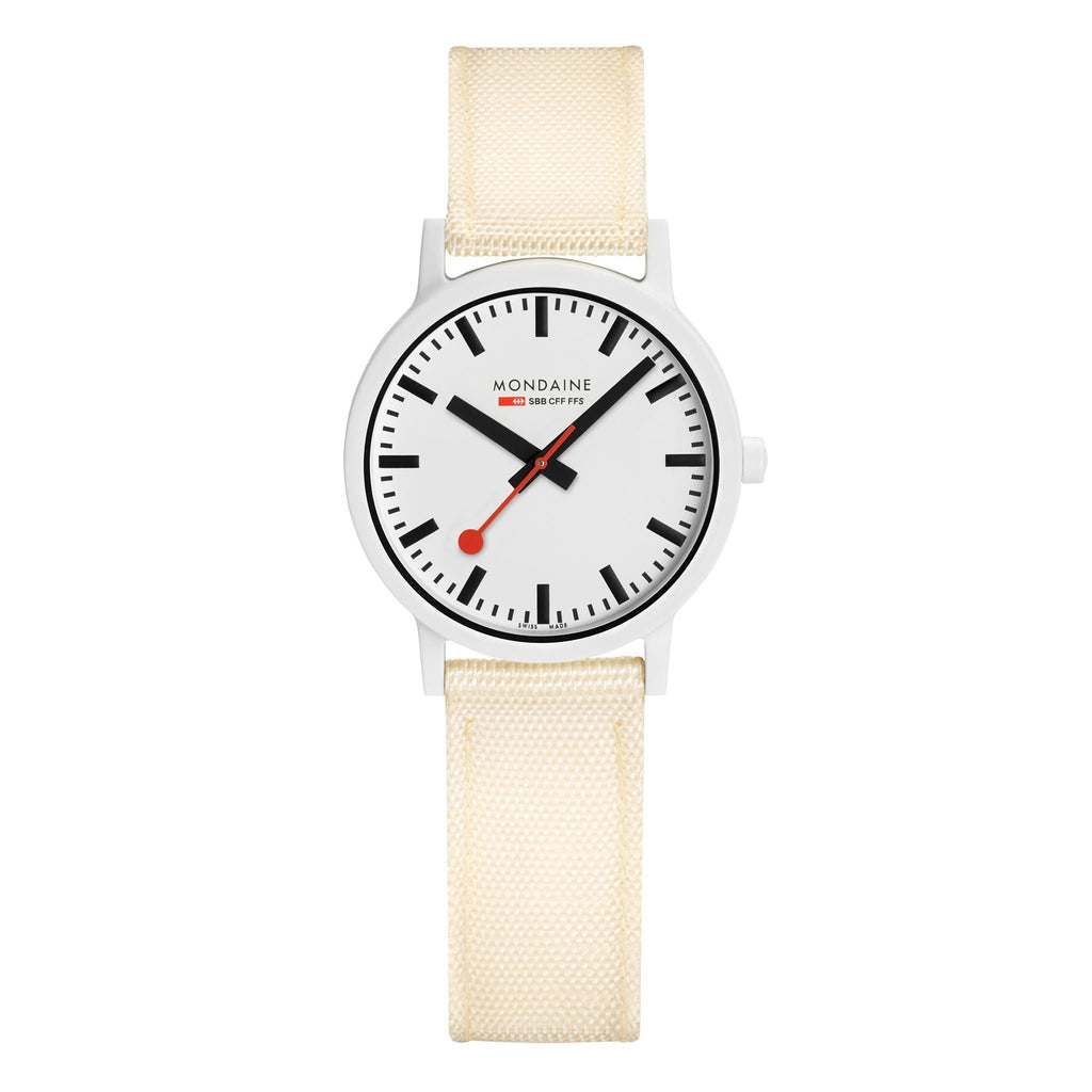 Mondaine Official Essence 32mm Sustainable watch front