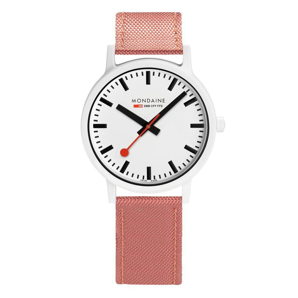 Mondaine Official Essence 41mm Sustainable watch front