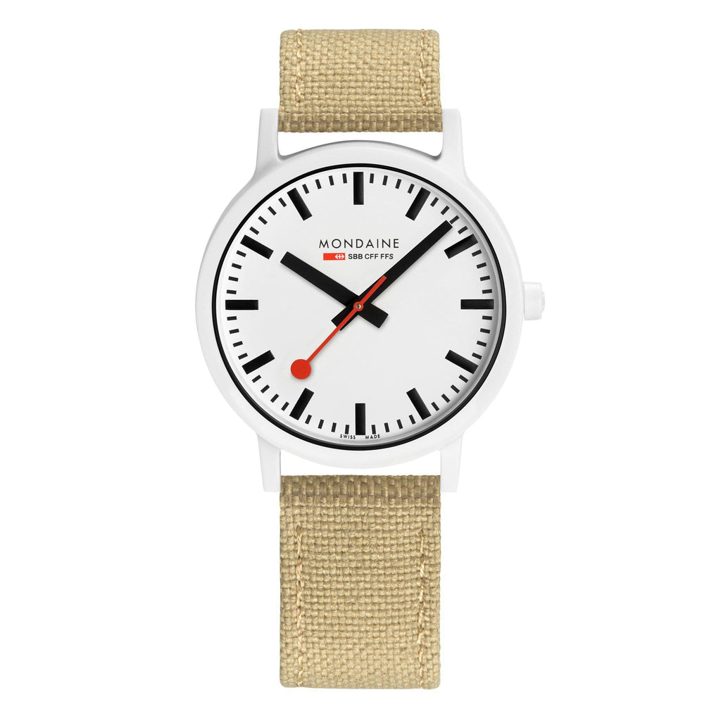 Mondaine Official Essence 41mm Sustainable watch front