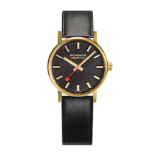 Load image into Gallery viewer, Mondaine Official evo2 30mm Golden Stainless Steel watch front