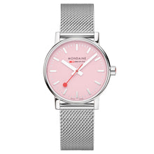 Load image into Gallery viewer, Mondaine Official Swiss Railways Evo2 35mm Sunrise Pink Watch