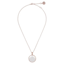 Load image into Gallery viewer, Bronzallure Mother of Pearl  Disc Necklace