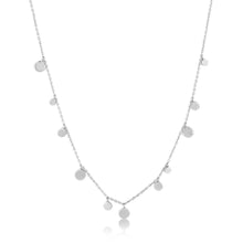 Load image into Gallery viewer, Ania Haie Geometry Mixed Discs Necklace - Silver