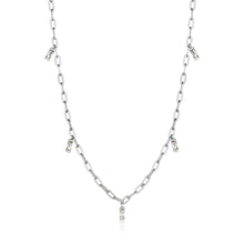 Load image into Gallery viewer, Ania Haie Glow Drop Necklace - Silver