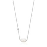 Ania Haie Pearl Necklace Silver