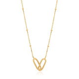 Ania Haie Beaded Chain Link Necklace - Gold