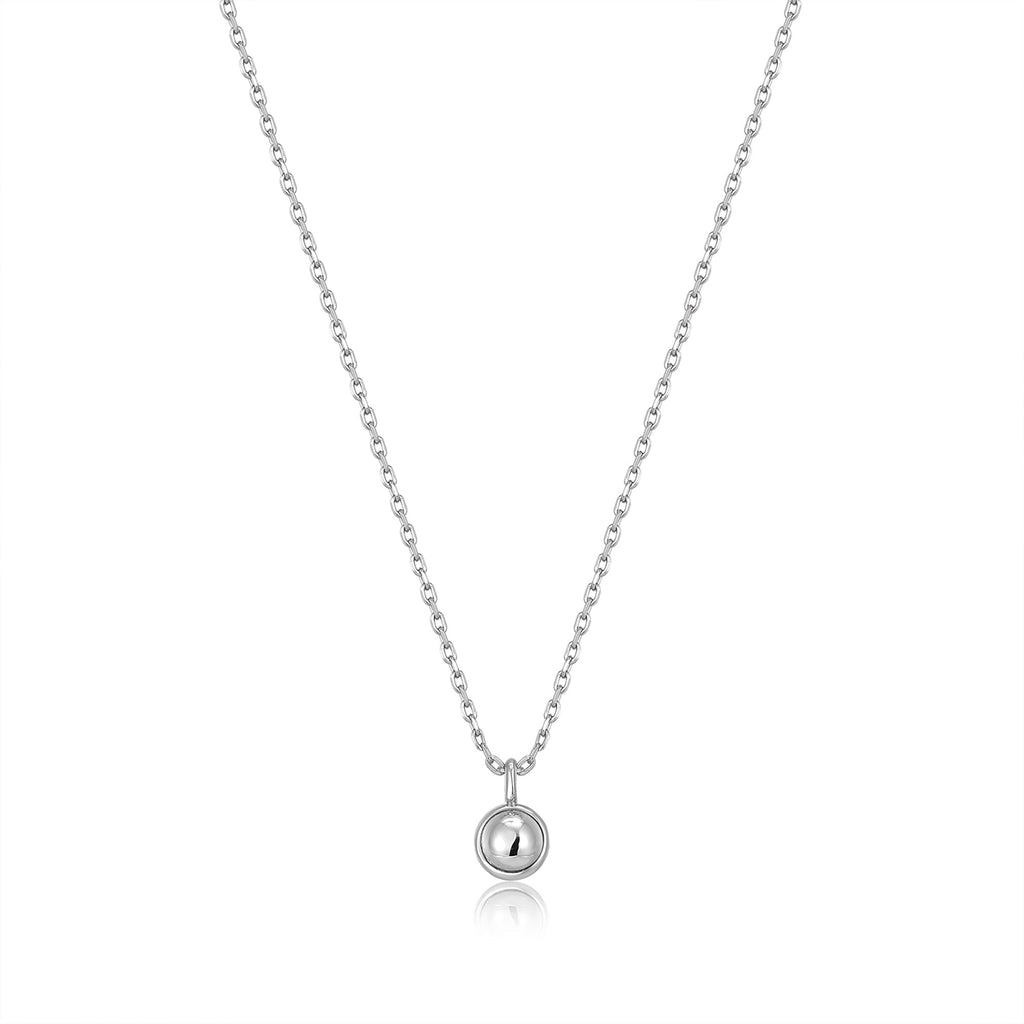 Ania Haie Silver Orb Drop Pendant Necklace