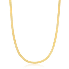 Load image into Gallery viewer, Ania Haie Gold Flat Snake Chain Necklace