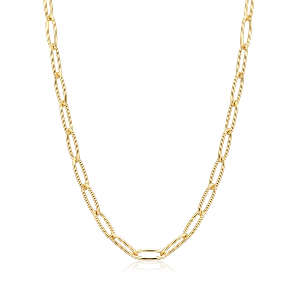 Ania Haie Gold Paperclip Chunky Chain Necklace