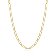 Load image into Gallery viewer, Ania Haie Gold Paperclip Chunky Chain Necklace