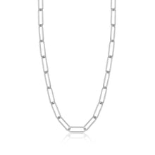 Load image into Gallery viewer, Ania Haie Silver Paperclip Chunky Chain Necklace