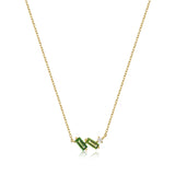 Ania Haie 14kt Gold Tourmaline and White Sapphire Necklace