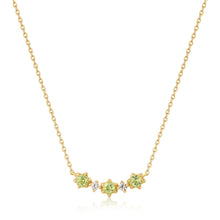 Load image into Gallery viewer, Ania Haie 14kt Gold Peridot and White Sapphire Necklace