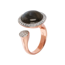 Load image into Gallery viewer, Bronzallure Open Ring with Gemstones