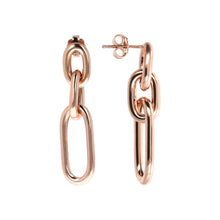 Load image into Gallery viewer, Bronzallure Oval Chain Earrings