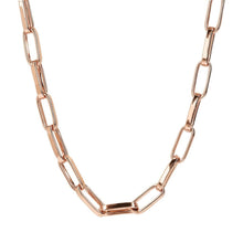 Load image into Gallery viewer, Bronzallure Elongated Link Necklace