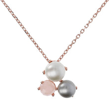 Load image into Gallery viewer, Bronzallure Pearl Small Cluster Necklace