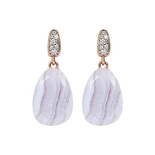 Load image into Gallery viewer, Bronzallure Preziosa Earrings With Natural Stone